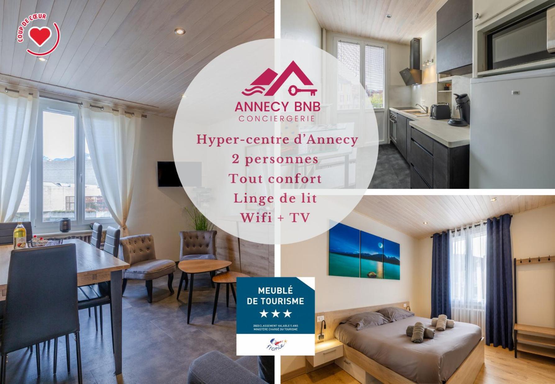 Apartament Le President: Cosy T2, 2 A 4 Pers, Plein Centre Annecy Zewnętrze zdjęcie
